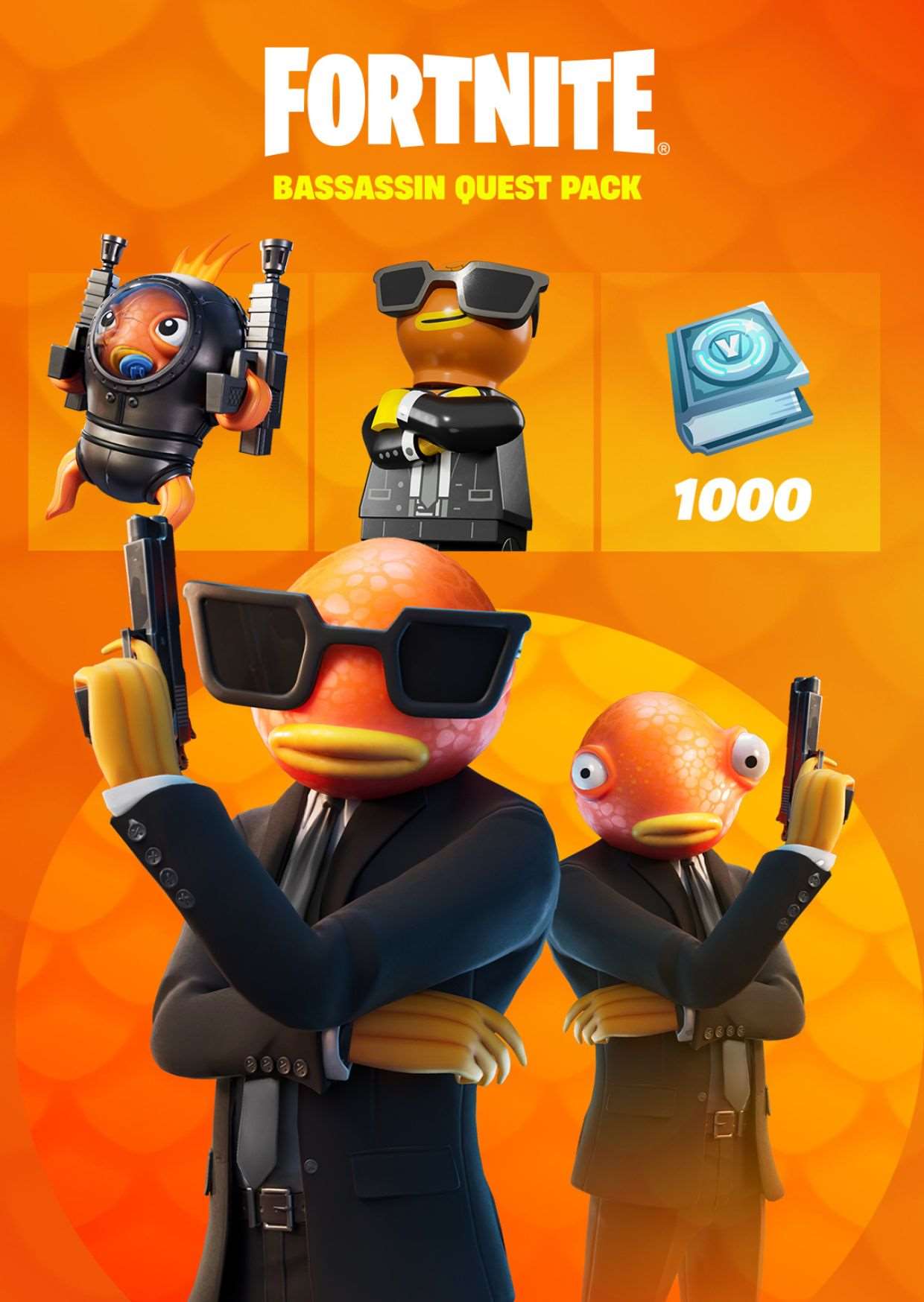 Fortnite Bassassin Challenge Pack + 1,000 V-Bucks Challenge