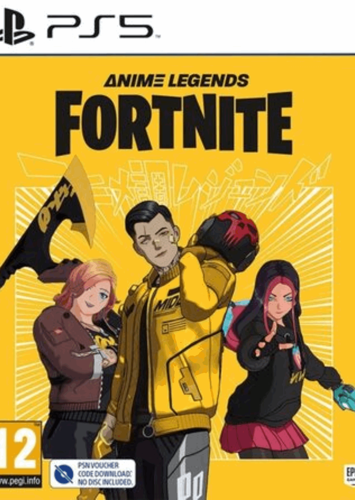 Fortnite - Pacote Lendas de Anime