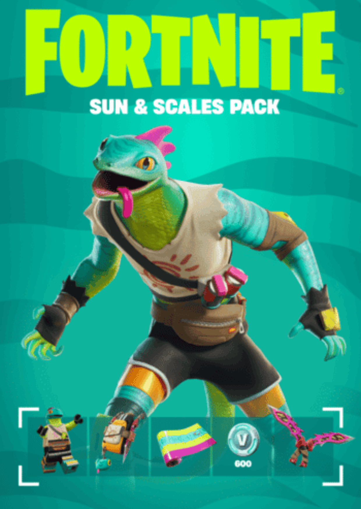 Fortnite - Pacote Sol e Escamas