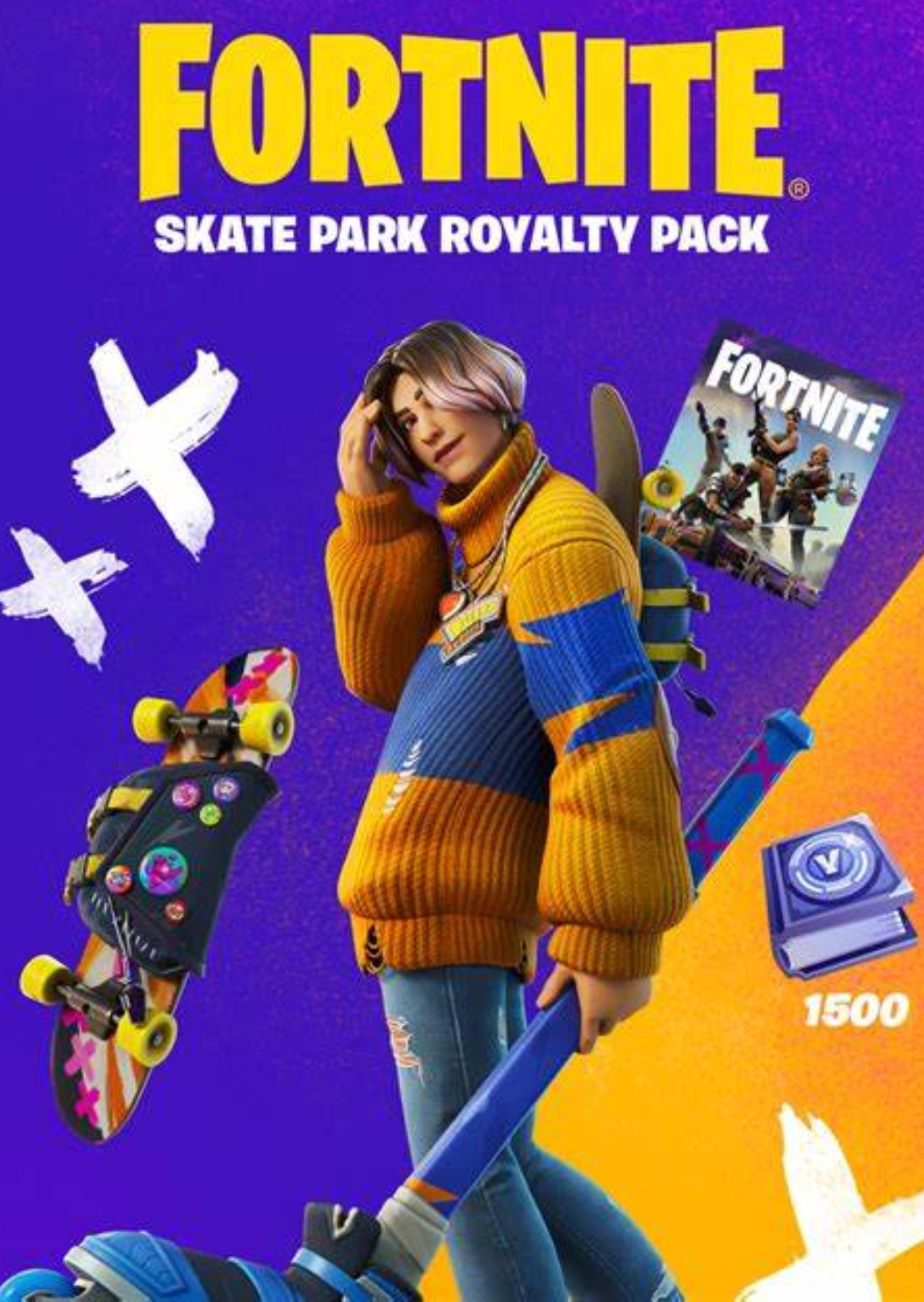 Fortnite - Pacote Rei do Skate